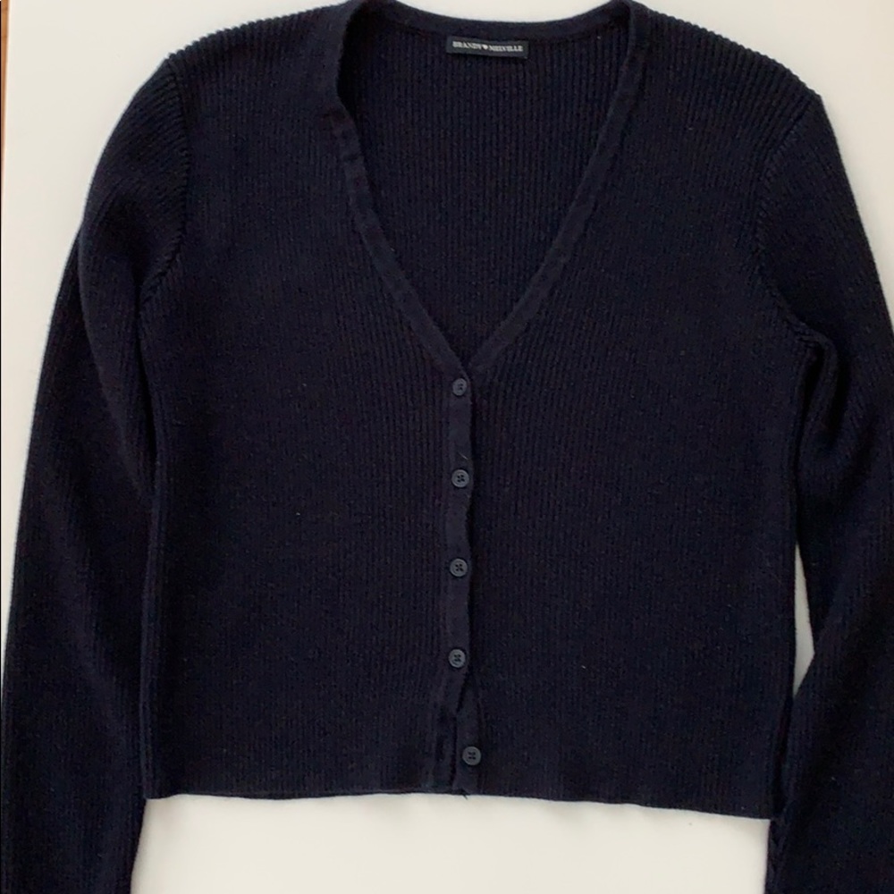 Brandy Melville Navy Blue Shannon sweater